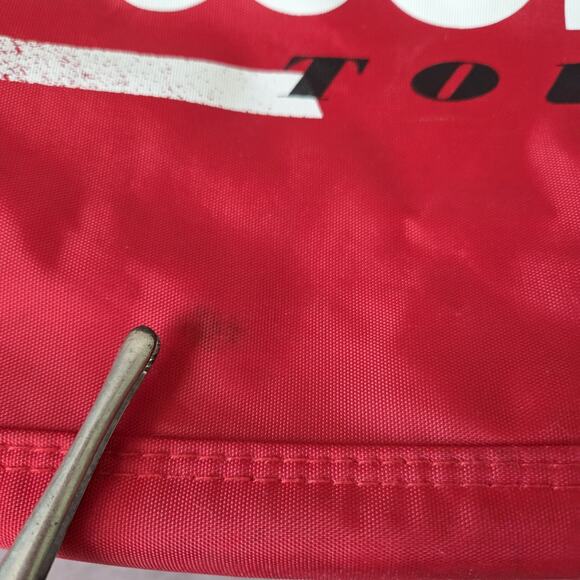 Wilson Red Tour Duffle 19" Bag Vintage 90s - 1 Outside Zip Double Handle & Strap - Picture 13 of 16